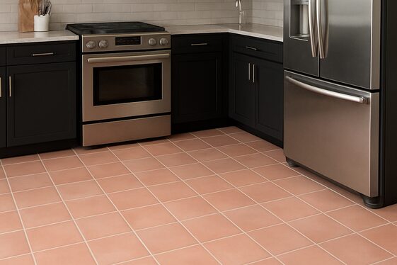 Blush-Peach Fuzz Tiles for an Elegant Floor illustration