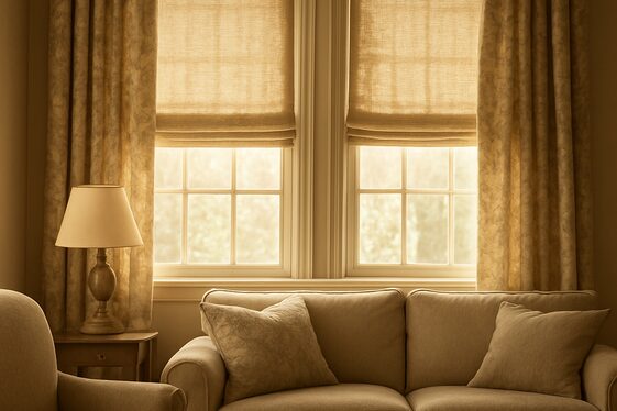 Vintage-Inspired Window Treatments and Drapery illustration