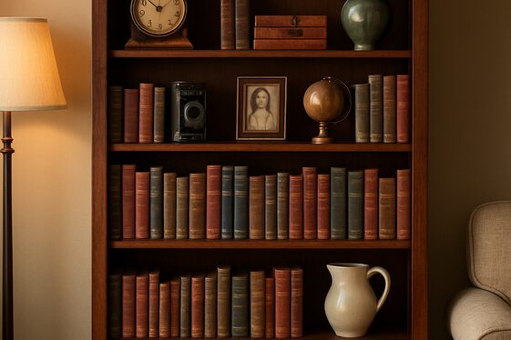 Showcasing Classic Bookshelves for Timeless Style illustration