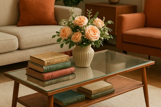 Using Retro Coffee Tables as Focal Points illustration
