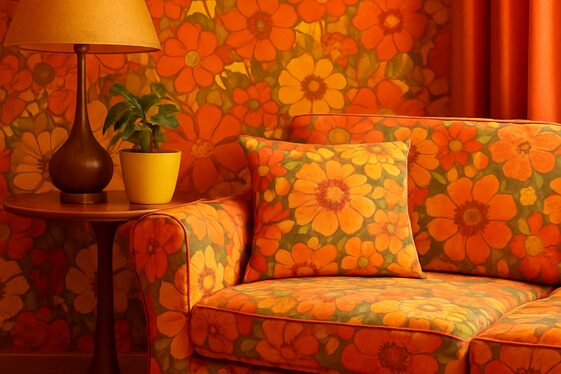 Designing with Bold Floral Prints from the ’60s illustration