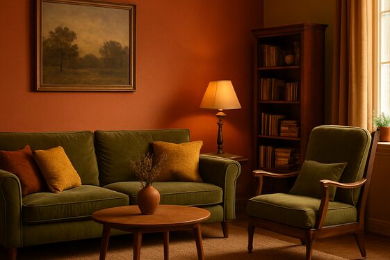 Using Warm Earth Tones to Enhance Vintage Vibes illustration