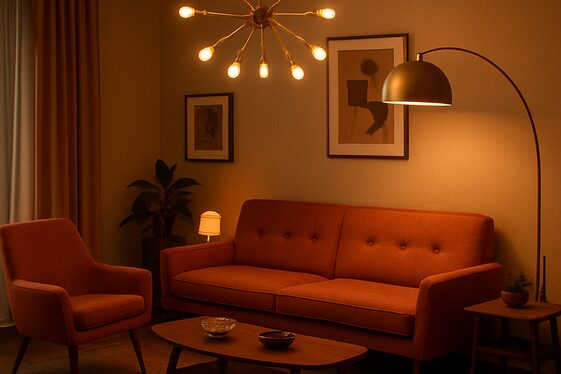 Statement Lighting Inspired by 1950s Design illustration