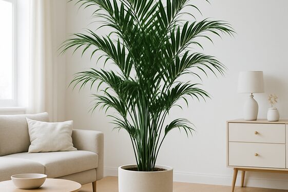 Kentia Palm: Graceful and Airy Tropical Sculptural Plant illustration