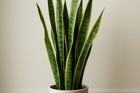 Snake Plant: Sleek and Low-Maintenance Sculptural Beauty illustration