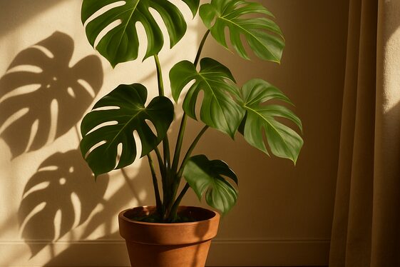 Monstera Deliciosa: Iconic Leaves for a Tropical Vibe illustration