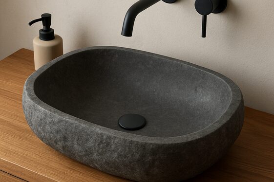 Stone or Concrete Sinks for an Earthy Feel illustration