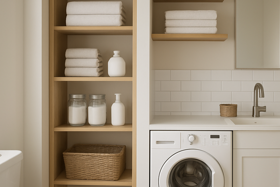 Open Shelving for Easy Access and Airflow illustration