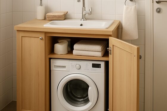 Under-Sink Laundry Storage Solutions illustration