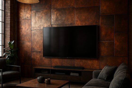 Metallic Panels Reflecting Light and Style illustration