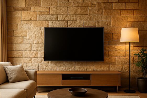Textured Stone Tiles Bringing Natural Warmth illustration