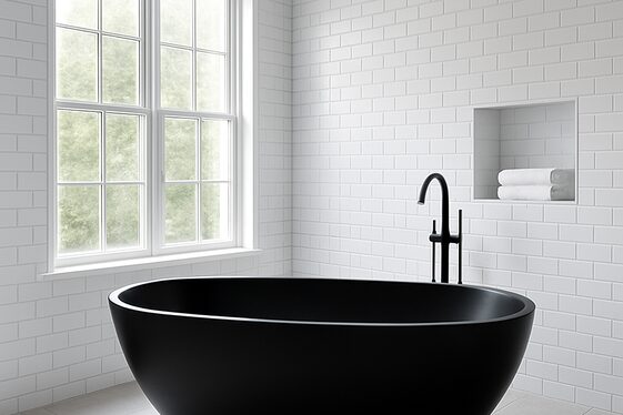 Black Bathtubs for a Luxurious Feel illustration