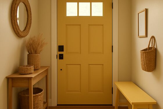 Butter Yellow in Entryways to Welcome Guests Warmly illustration