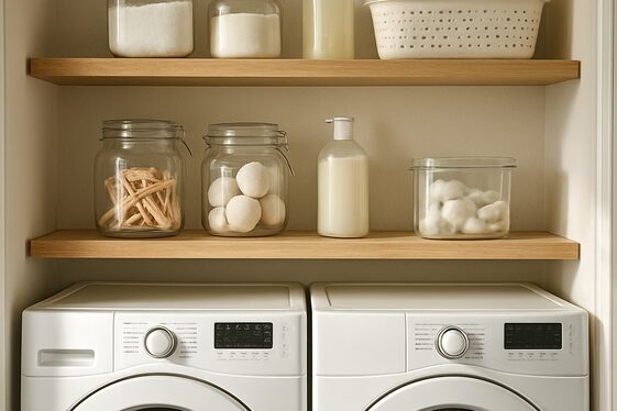 Add Floating Shelves for Storage illustration