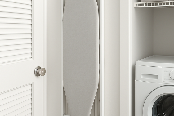Install a Fold-Down Ironing Board illustration