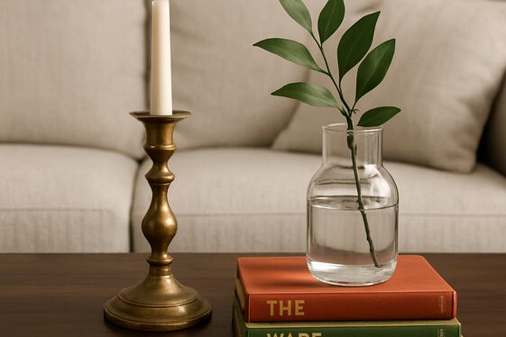 Mix Vintage Finds with Modern Pieces illustration
