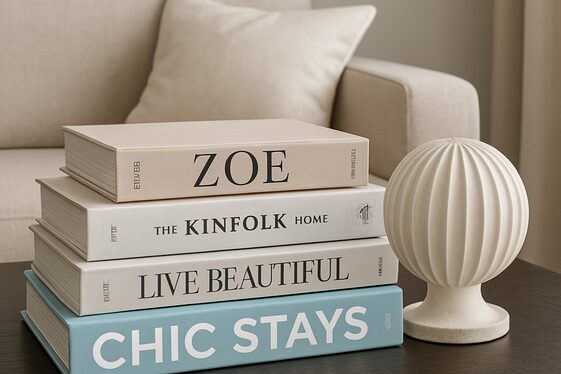 Mix and Match Coffee Table Books and Magazines illustration