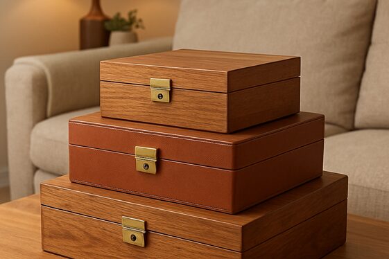 Stack Stylish Boxes for Hidden Storage illustration