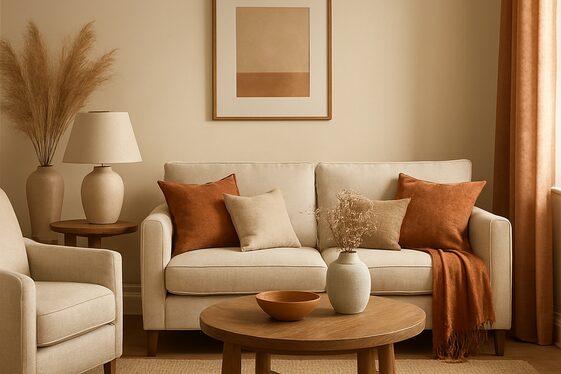 How to Choose Warm Color Palettes for Country Living Rooms illustration