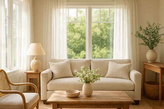 Maximizing Natural Light in Country Style Living Rooms illustration