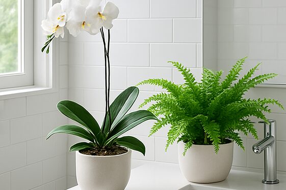 Transform bathroom spaces with moisture-friendly florals illustration