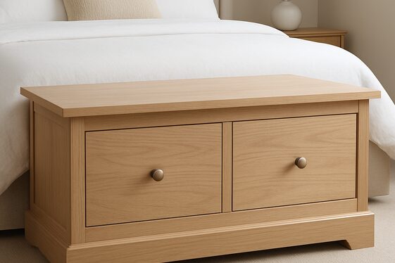Refinishing a Wooden Chest for Bedroom Storage illustration
