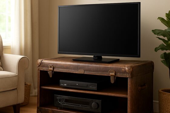 Repurposing a Trunk as a TV Stand illustration