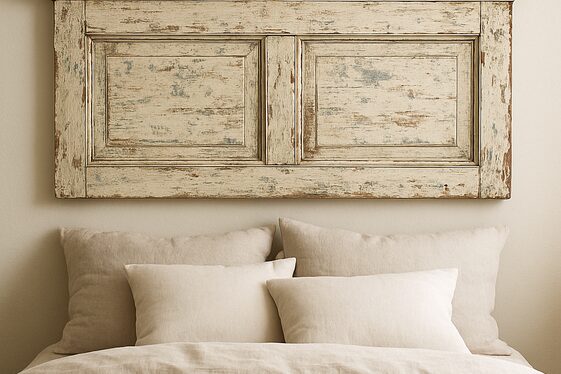 Revamping a Headboard into a Unique Wall Art Piece illustration