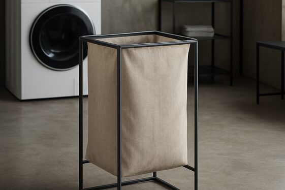 Stylish Metal Frame Hampers for Modern Interiors illustration