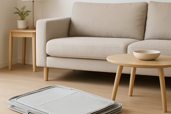 Incorporating Foldable Hampers for Small Spaces illustration