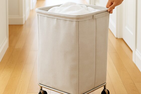 Using Hampers with Wheels for Easy Mobility illustration
