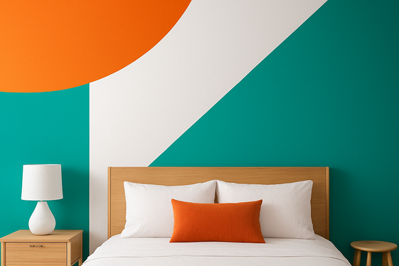Vibrant Color-Blocked Accents illustration