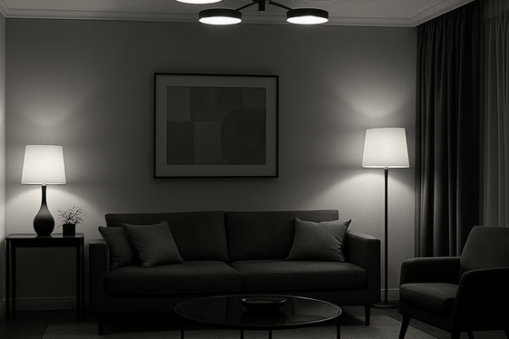 Lighting Tips for Enhancing Black and White Designs illustration