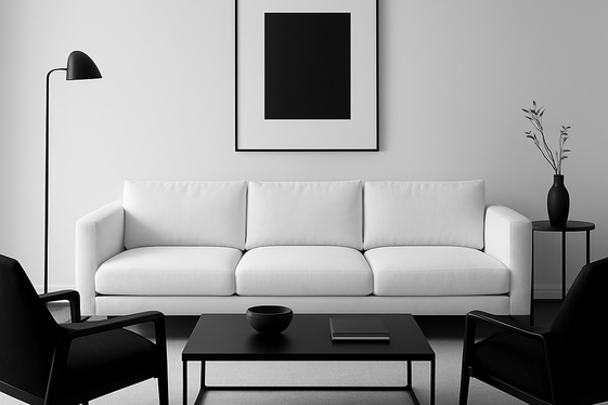 Black and White Furniture Combinations That Work illustration