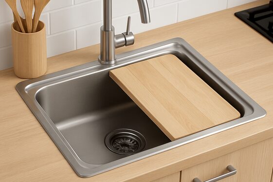 Integrated Sink and Cutting Board Combos illustration