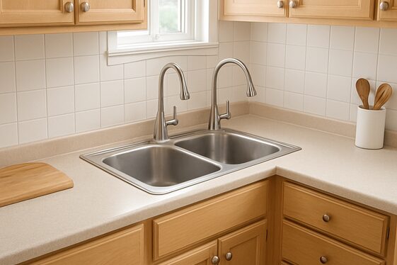 Corner Sinks to Maximize Kitchen Space illustration