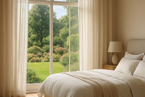 Using Curtains to Frame a Beautiful View illustration