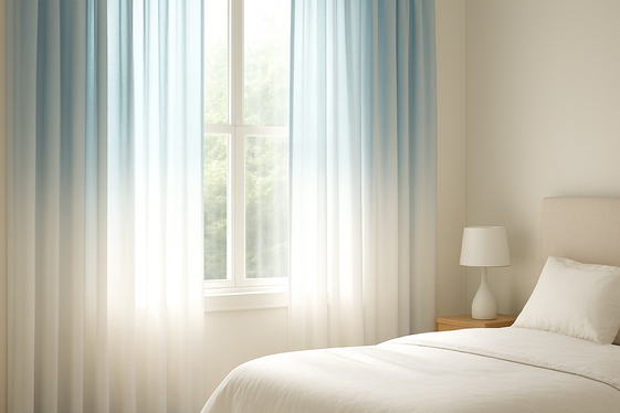 Ombre Curtains for Subtle Color Play illustration