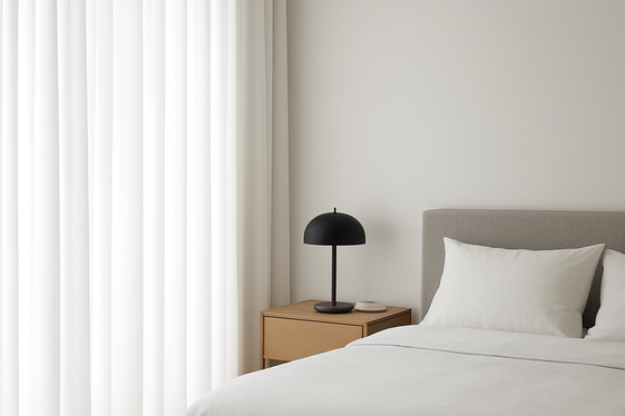 Modern Minimalist Curtains for Sleek Bedrooms illustration