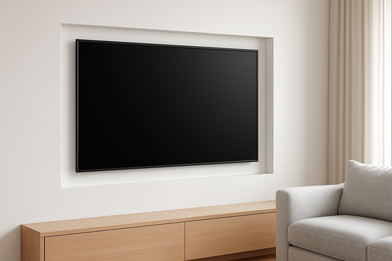 Installing Recessed TV Units for a Sleek Look illustration
