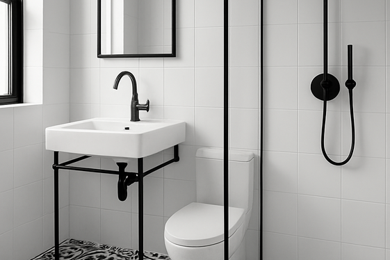 Crisp Black and White Contrast illustration