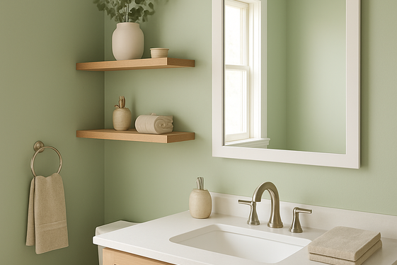 Gentle Sage Green for Tranquility illustration