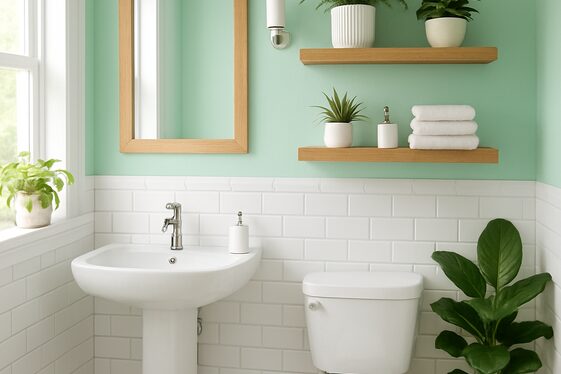 Fresh Mint Green to Energize Your Space illustration