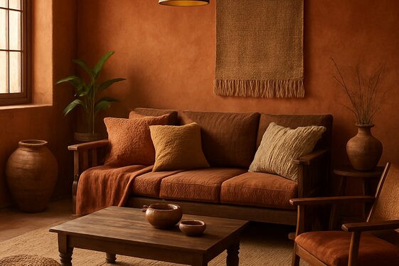 Warm Earth Tones and Rich Textures illustration