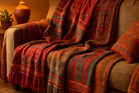 Handwoven Throws and Blankets illustration