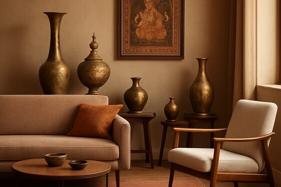 Mix of Vintage and Modern Décor illustration