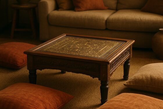Traditional Indian Coffee Tables illustration