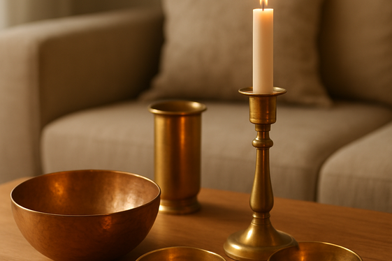 Brass and Copper Accents illustration
