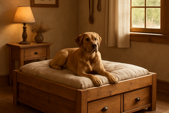 Install a Raised Platform Bed with Storage illustration