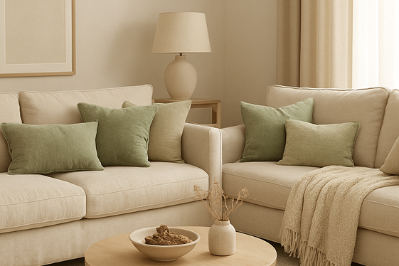 Mix Sage Green with Soft Neutrals for Layered Comfort illustration